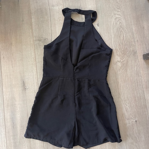 Forever 21 Elegant Halter Romper Medium - Picture 2 of 3